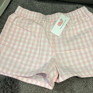 Girls Vineyard Vine gingham shorts
